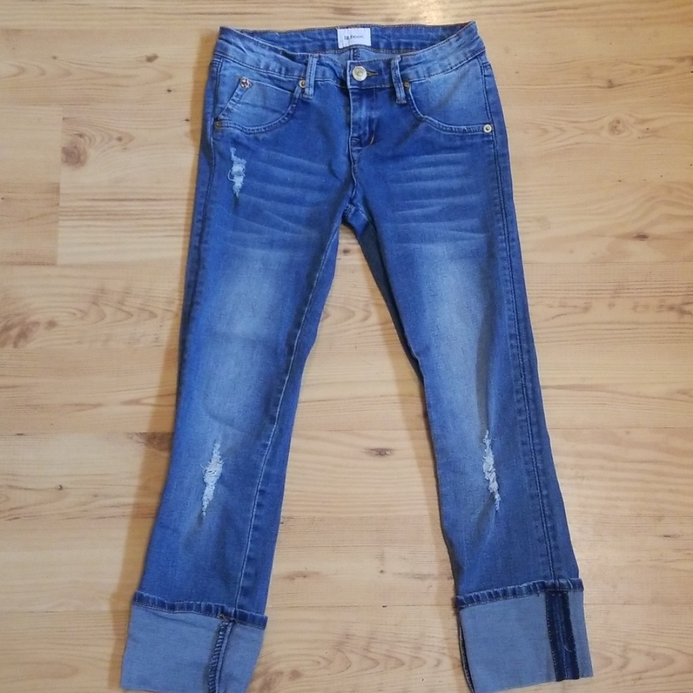 Hudson Girls Jean's Size 12 cuffed